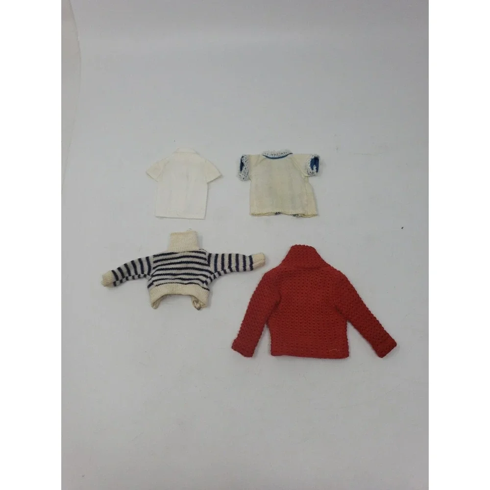Vintage Barbie and Ken Tops Lot 21 Tops 4 Outfits 1960s Mattel Clothing